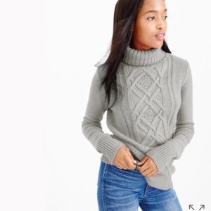 Tan J. Crew Cambridge Sweater